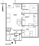 plan de location Chatel appartement
